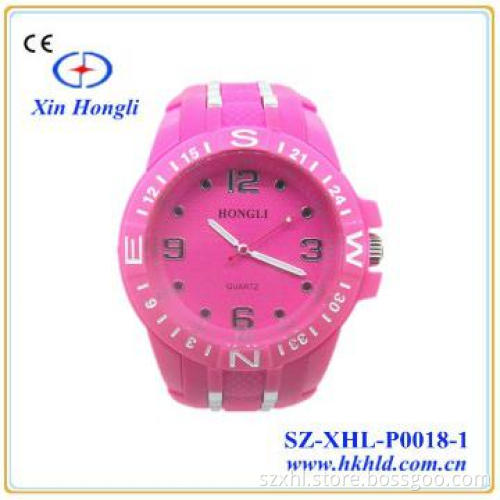 The hot quartz plastic lady watch XHL-P-0015-1